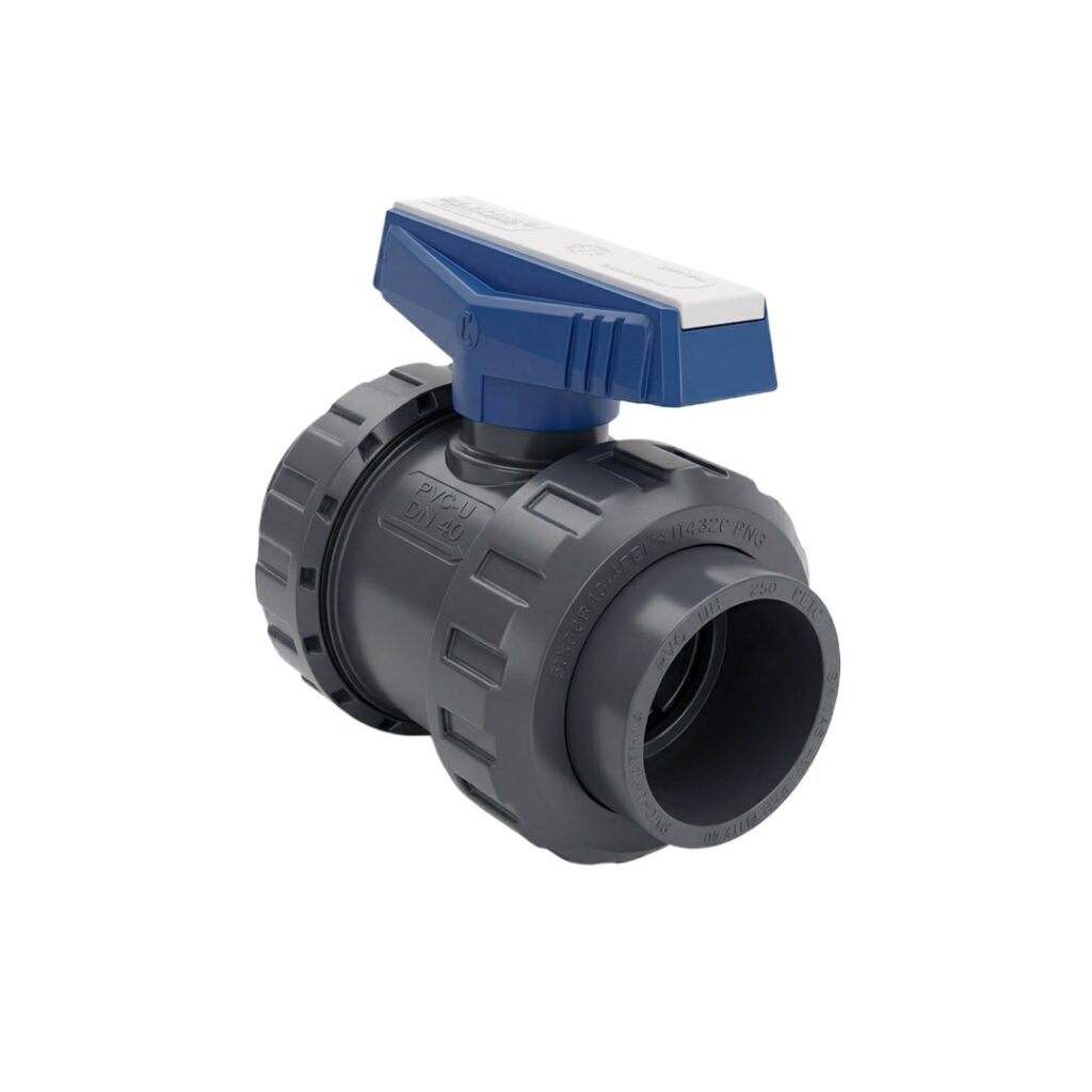 U-PVC Double Union Solvent Weld Ball Valve